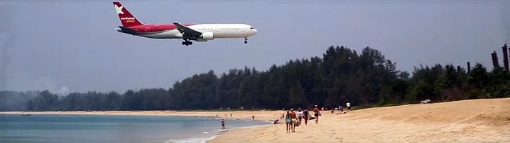 Обзор пляжей с самолетами