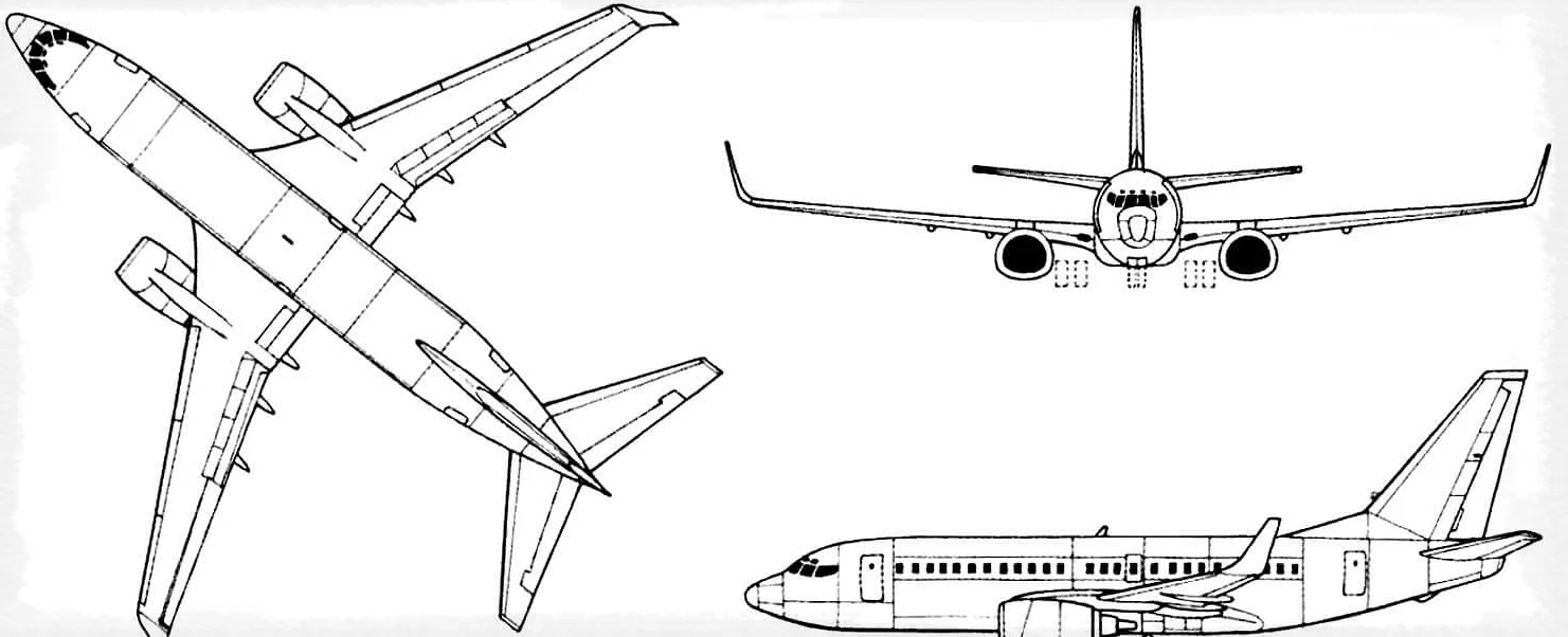 Боинг 737 700 схема