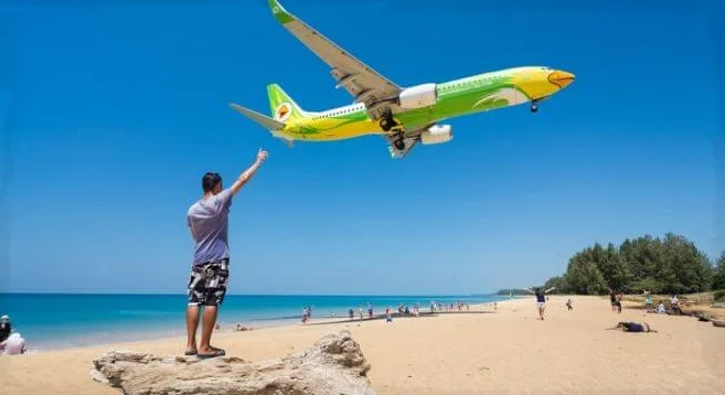 Обзор пляжей с самолетами