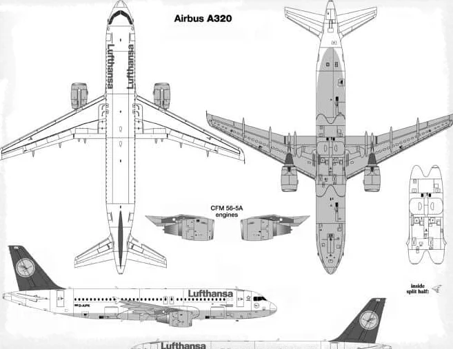 Airbus A320 конструкция