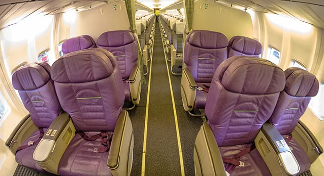 Airbus A320 лучшие места в бизнес классе