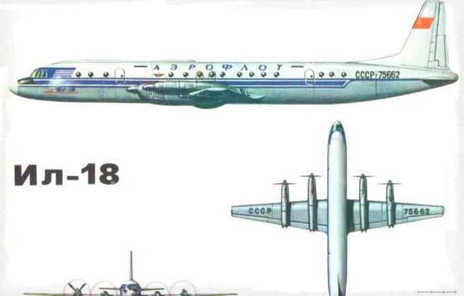 Конструктивные особенности самолета Ил-18