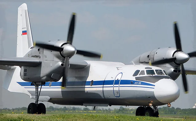 Устаревшая модель самолета Ан-32