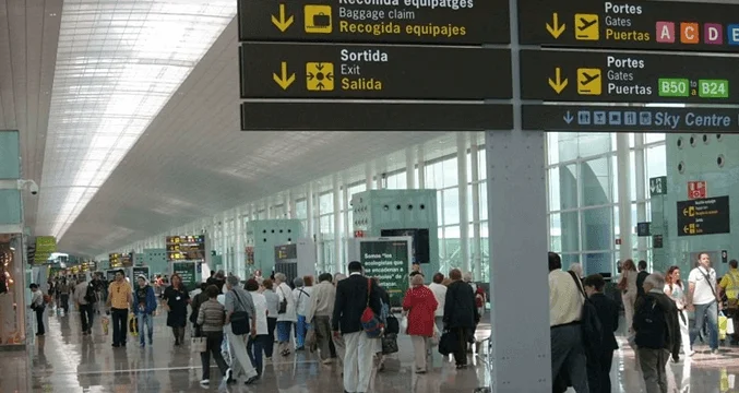 схема аэропорта барселоны на русском языке