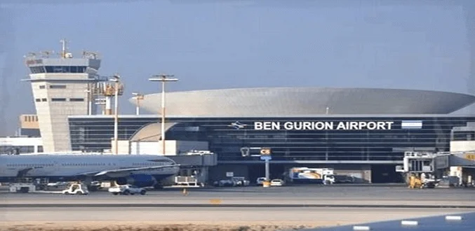 онлайн-табло аэропорта Тель-Авива Бен-Гурион