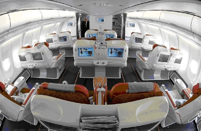 бизнес класс в самолете Аэрофлота фото